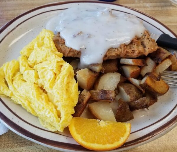 Chicken Fried Steak & Eggs